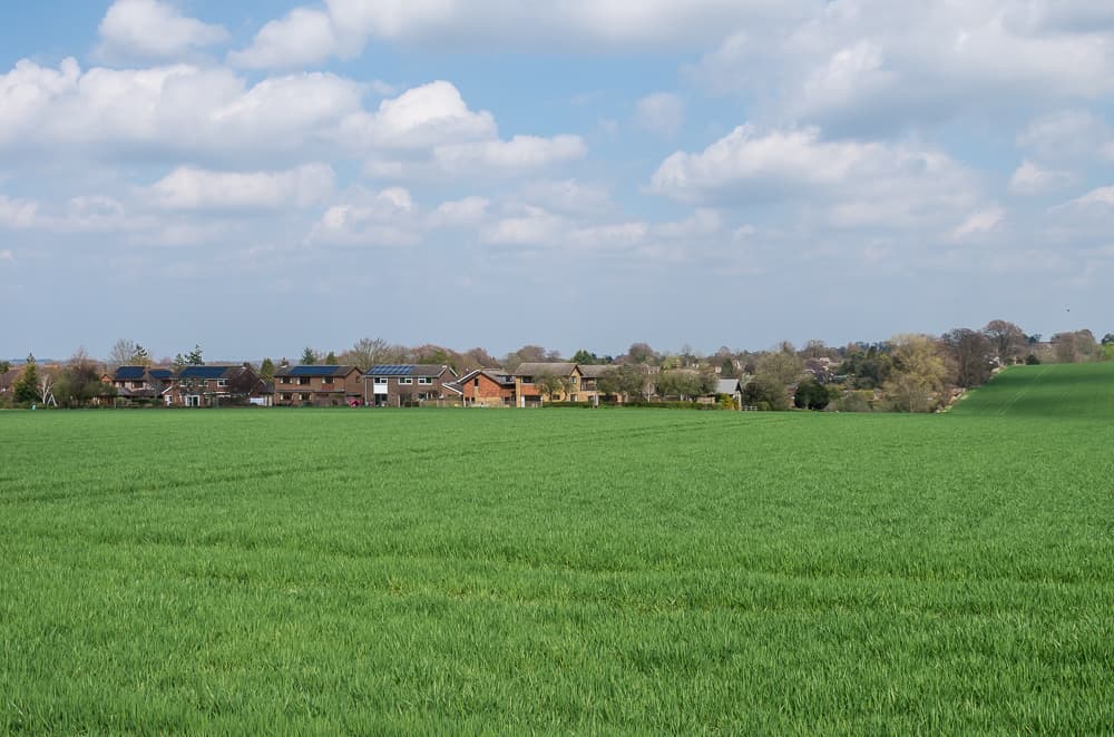The edge of Great Bookham