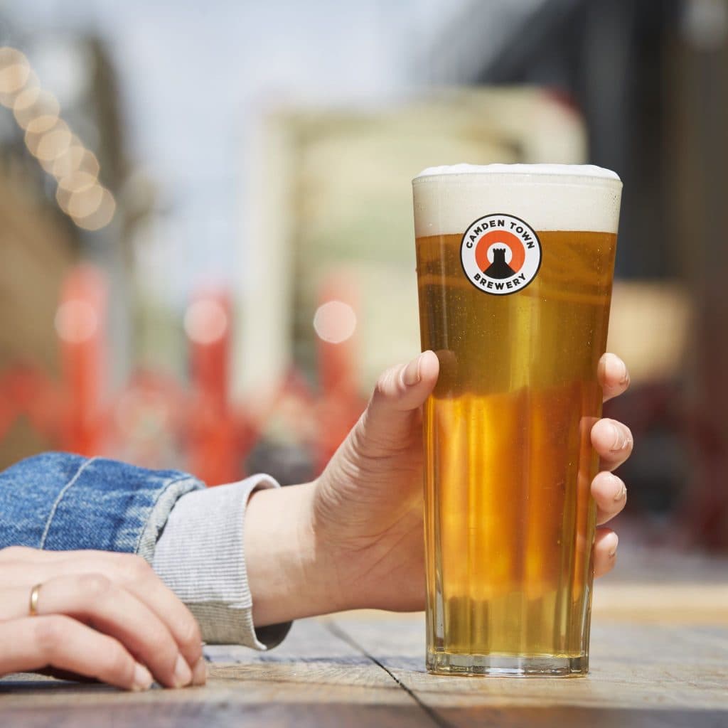 Cover Image for Buy 1 get 1 free on a pint of Camden Hells at The Old Crown